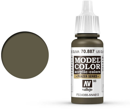 093. Vallejo Model Color: US Olive Drab (70.887)