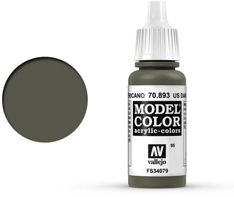 095. Vallejo Model Color: US Dark Green (70.893)