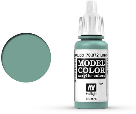 107. Vallejo Model Color: Light Green Blue (70.972)