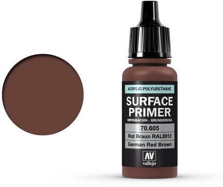Vallejo Surface Primer: German Red Brown (70.605)