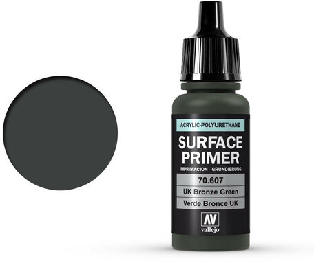 Vallejo Surface Primer: U.K. Bronze Green (70.607)