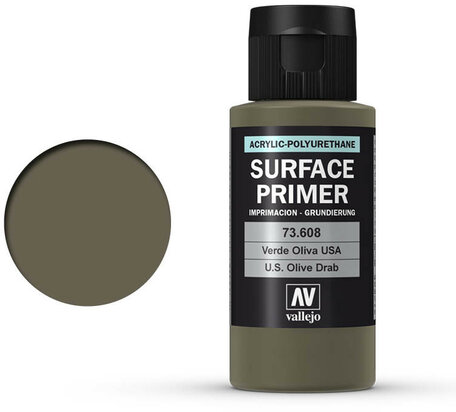 Vallejo Surface Primer: U.S. Olive Drab (73.608)