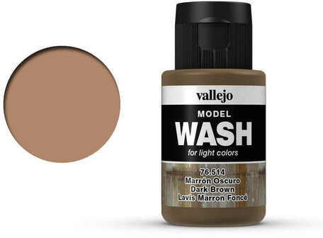 Vallejo Model Wash: Dark Brown (76.514)