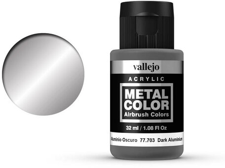 Vallejo Metal Color: Dark Aluminium (77.703)