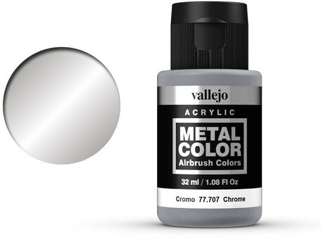 Vallejo Metal Color: Chrome (77.707)