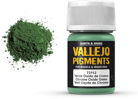 Vallejo Pigment: Chrome Oxide Green (73.112)