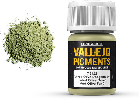 Vallejo Pigment: Faded Olive Green (73.122)