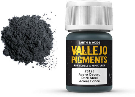 Vallejo Pigment: Dark Steel (73.123)