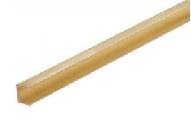 Albion Alloys Messing C-Profiel 1.0 mm x 2.5 mm
