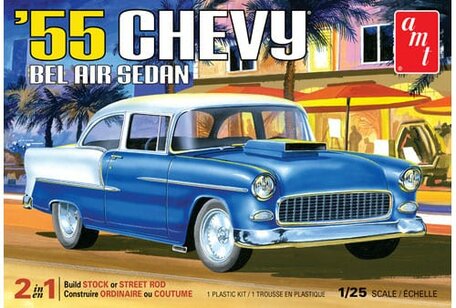 AMT '55 Chevy Bel Air Sedan 1:25
