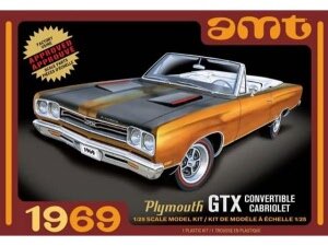 AMT 1969 Plymouth GTX Convertible Cabriolet 1:25