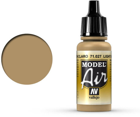 027. Vallejo Model Air: Light Brown (71.027)