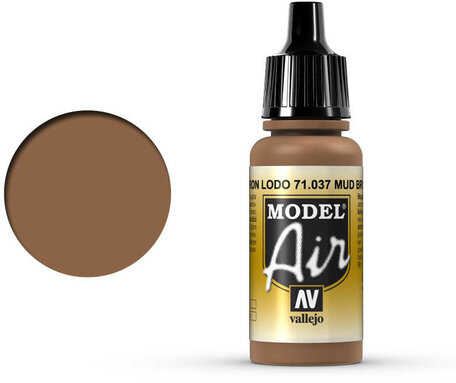037. Vallejo Model Air: Mud Brown (71.037)