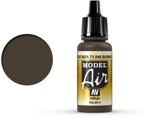 040. Vallejo Model Air: Burnt Umber (71.040)