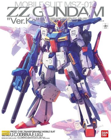 MG 1/100: MSZ-010 ZZ Gundam Ver.Ka