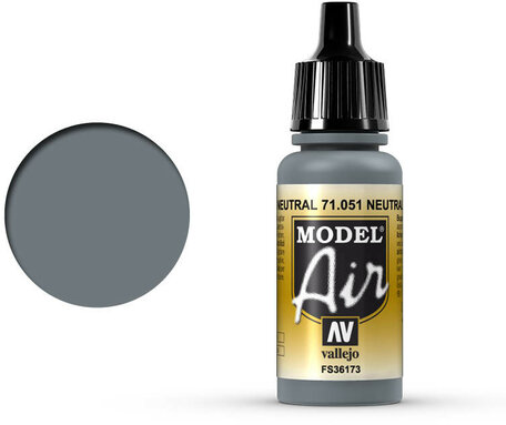 051. Vallejo Model Air: Neutral Gray (71.051)