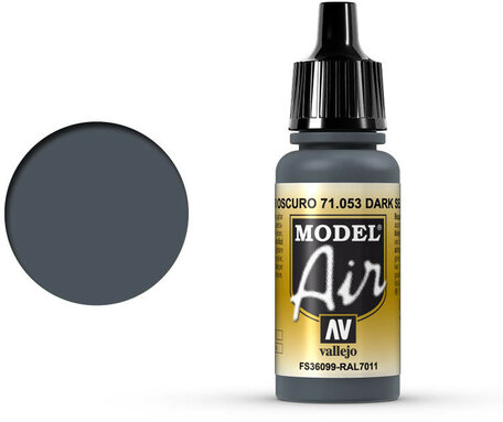 053. Vallejo Model Air: Dark Sea Gray (71.053)