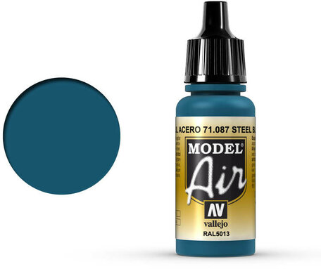 087. Vallejo Model Air: Steel Blue (71.087)