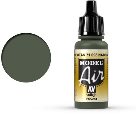 093. Vallejo Model Air: NATO Green (71.093)