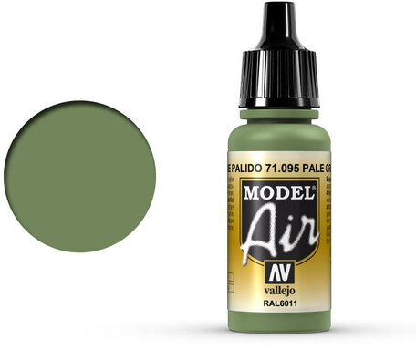 095. Vallejo Model Air: Pale Green (71.095)