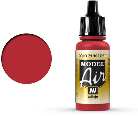 102. Vallejo Model Air: Red (71.102)