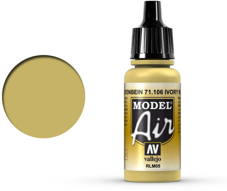 106. Vallejo Model Air: Ivory RLM05 (71.106)
