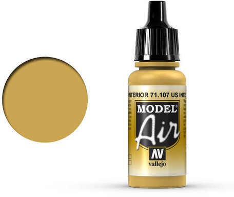 107. Vallejo Model Air: US Interior Yellow (71.107)