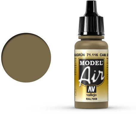 116. Vallejo Model Air: Camouflage Grey Green (71.116)