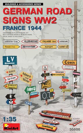 MiniArt German Road Signs WW2 1:35