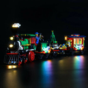 etiquette Plenaire sessie Misverstand LEGO 10254 Winter Holiday Train met LED Verlichting